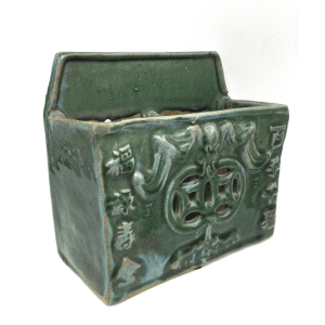 Antique Shiwan Ceramic  Double Chopsticks Holder, China, (19325A)