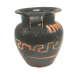 1368 4Italy red black jar handle front4
