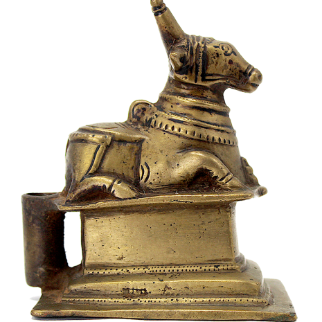 6 Brass Nandi, India (9509A)