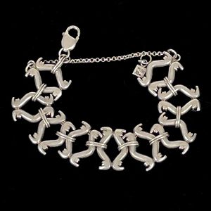 Barry Brinker Men's Silver Indian Motif Bracelet (BB1)