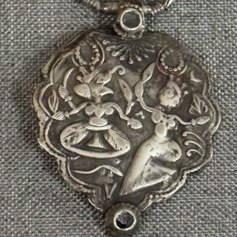 20059ZHE Antique Ganesh and Parvati Tribal Pendant copy 20059ZHE Antique Ganesh and Parvati Tribal Pendant copy