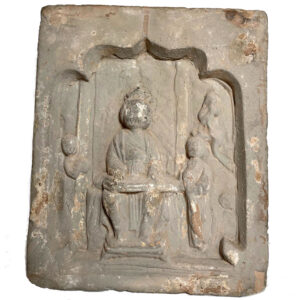 SOLD Song Dynasty Tile of Musician with Lute, China (3998BOK)