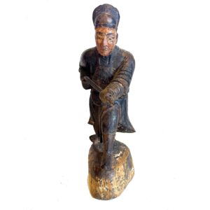 Antique Rare Ancestor Huntsman with Rifle, China (16743)