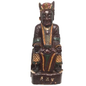 Antique Carved House Deity or Ancestor Figure, China (7507)
