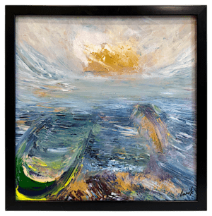 Sunrise Boats, Lark Pilinsky, H: 13"