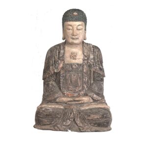 SOLD Ming Buddha Shakyamuni with a Wan