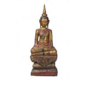 Antique Buddha in Earth Witnessing Posture, Burma (3160)