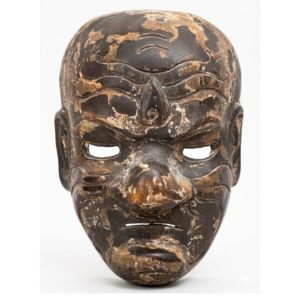 Published Antique/Vintage Rare Mask of an Old Man, Indonesia, Lombok (1324)