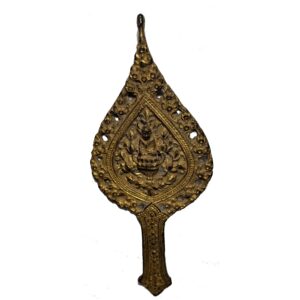 Antique Buddhist Bronze Ritual Fan Blade, Thailand (3252)