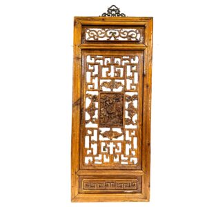 SOLD Antique Latticework Cupboard Door, Auspicious Symbols, China (