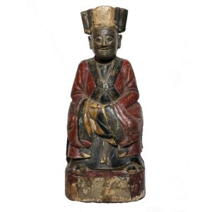 Deified Mandarin Official Holding His Sleeve (19011)