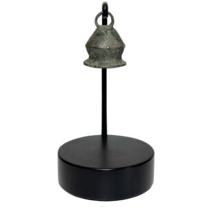 Bronze Copper Alloy Dong Son Bell on a Fine Custom Stand, Vietnam, 500-200 BCE, (3382)