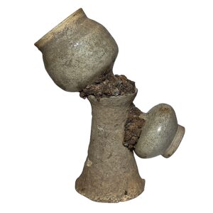 Antique Very Rare Kalong Kiln Waster with Attached Jarlets, Northern Thailand, Lan Na Kingdom, (T075 )